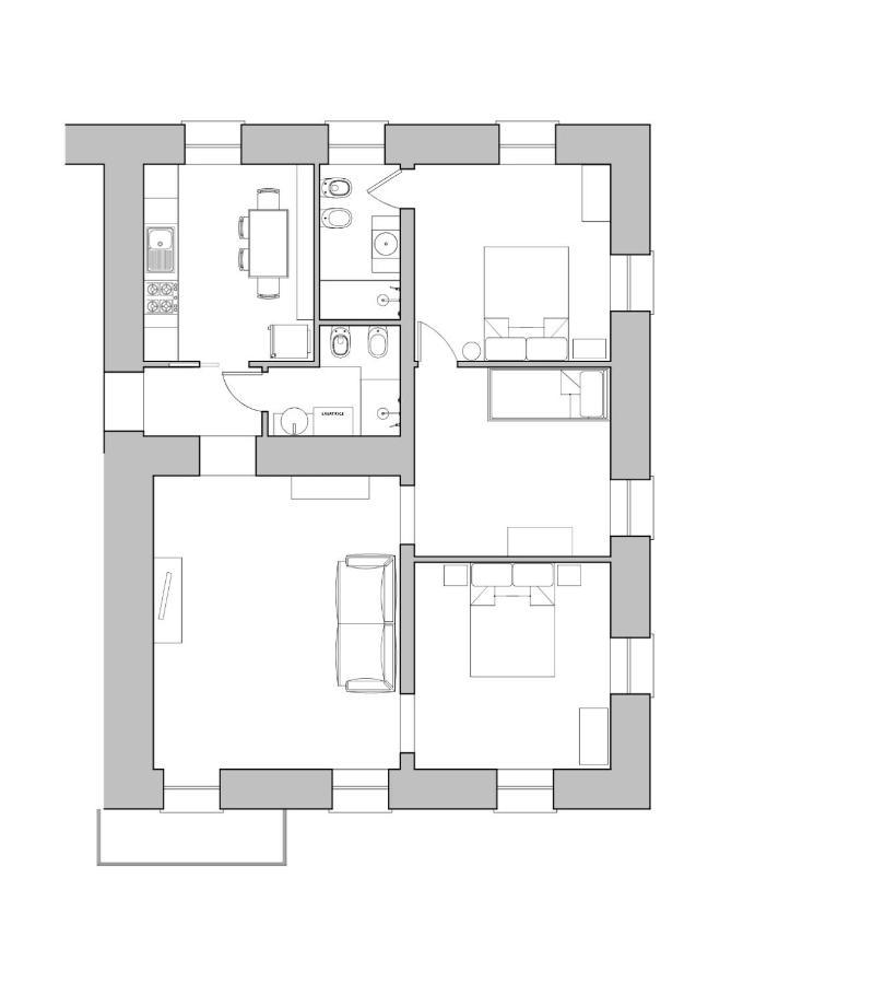 La Scialuppa Apartment Camogli Luaran gambar